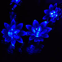 Новогодняя светодиодная гирлянда Лотос ( Синий ) 10м. 100ламп.