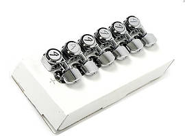 FENDER LOCKING TUNING MACHINES FOR STRATOCASTER/TELECASTER POLISHED CHROME