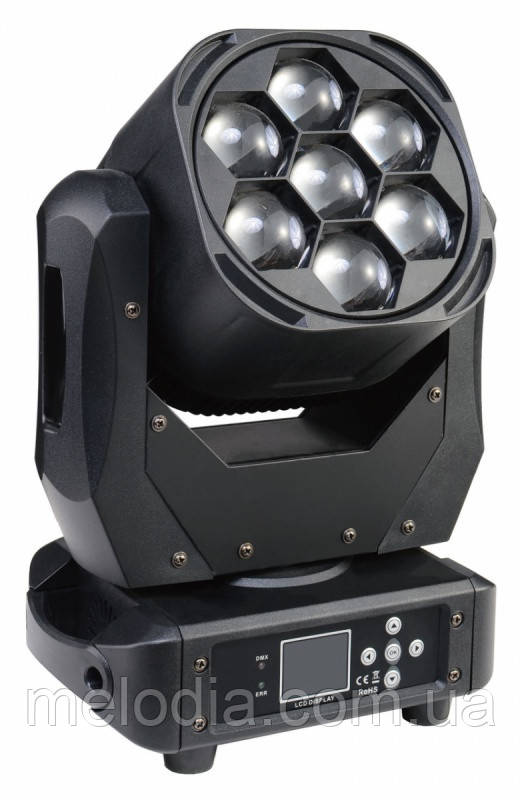 Світловий прилад, обертова голова POWERlight ML-0740 (RGBW) Светодиодная вращающаяся голова