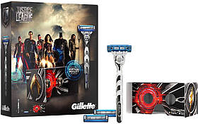 Набір Gillette Mach3 Turbo Justice League (станок+ картриджі 3 шт. + окуляри VR) 01199