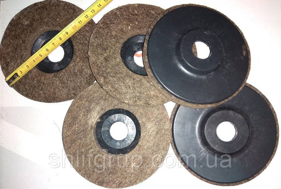 Повстяний круг КВТ 125/22 полірувальний диск, фото 1