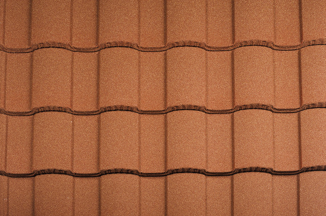 Metrotile-Roman_terracota Композитная черепица Metrotile Roman терракота