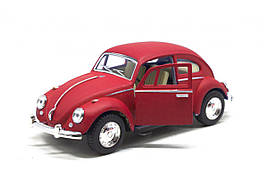 Машинка KINSMART Volkswagen Beetle, матова (червона)