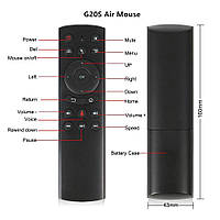Пульт ДУ Air Mouse G20S 2.4 GHz голосовое управление гироскопический (картон)