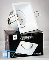 Вбудований світильник Maytoni DL029-2-01W білий