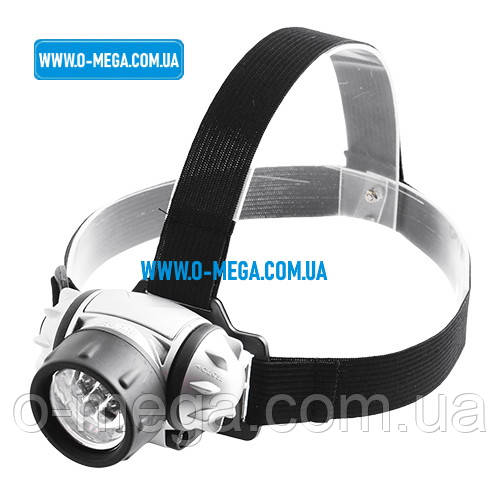 Ліхтар налобний Bailong 050/707-7LED, 2 режими, на батарейках 3xAAA