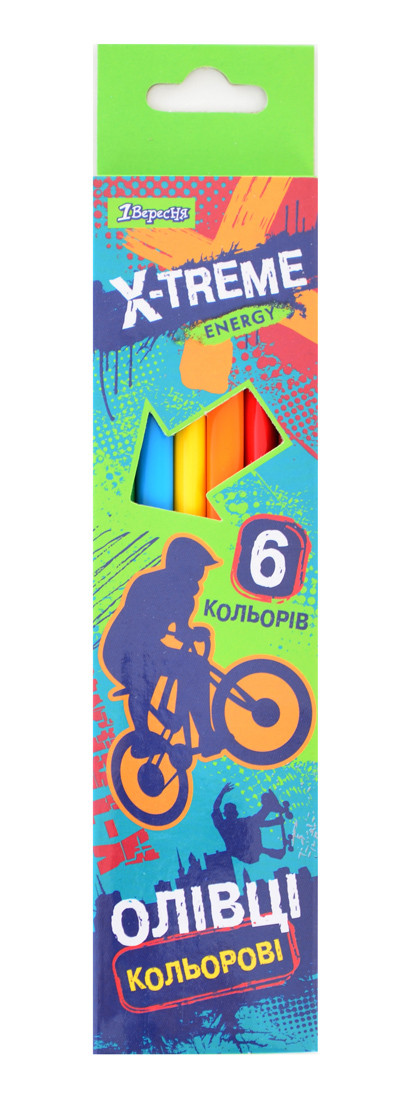 Олівці 6 кол. "X-Treme