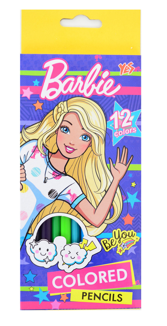 Олівці 12 кол. "Barbie"