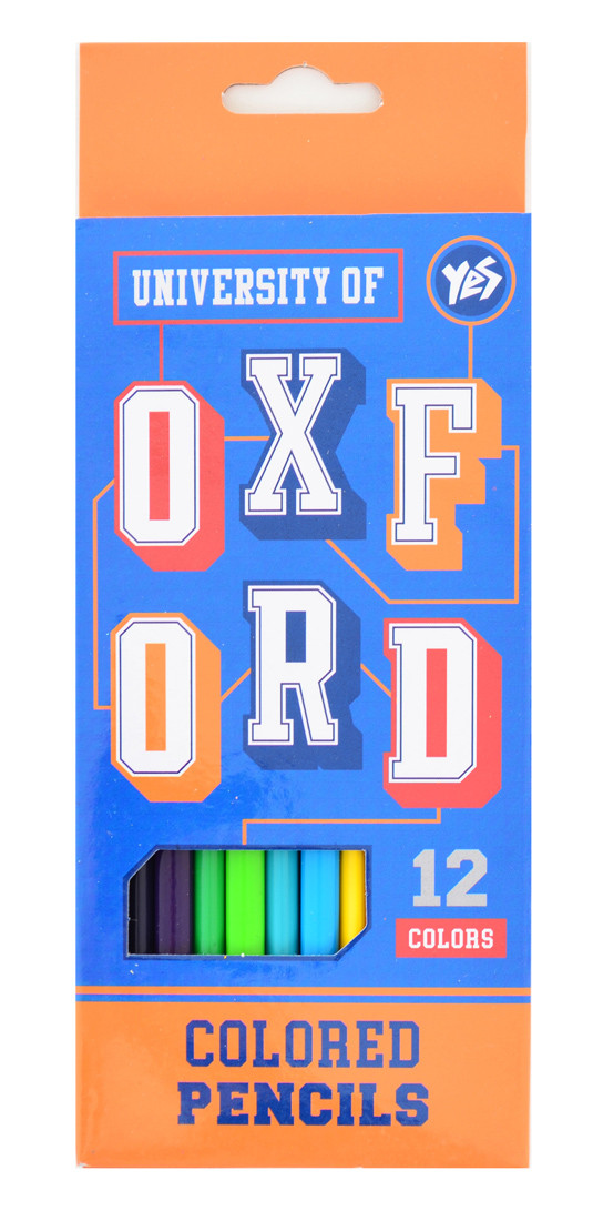 Олівці 12 кол. "Oxford"(blue)