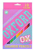 Олівці 18 кол. "Oxford"(pink)