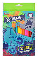 Олівці 18 кол. "X-Treme