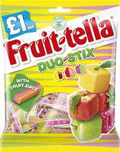 Fruittella Duo Stix Share Bag, 135 г