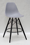 Барний стілець Nik BK Eames, сірий, фото 2