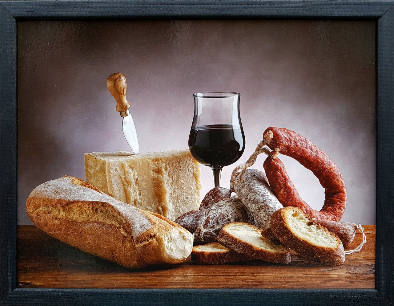 Фотокартина в дерев'яній рамі Meal 1 30х40 см POS-3040-023