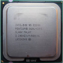 Pentium E2200 2.2 GHz/1M/800MHz