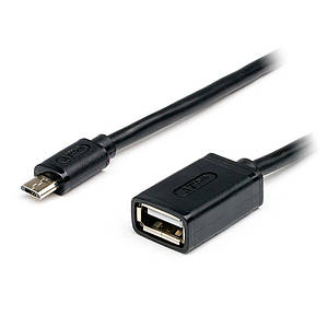 OTG кабель MicroUSB AtCom 0.8м