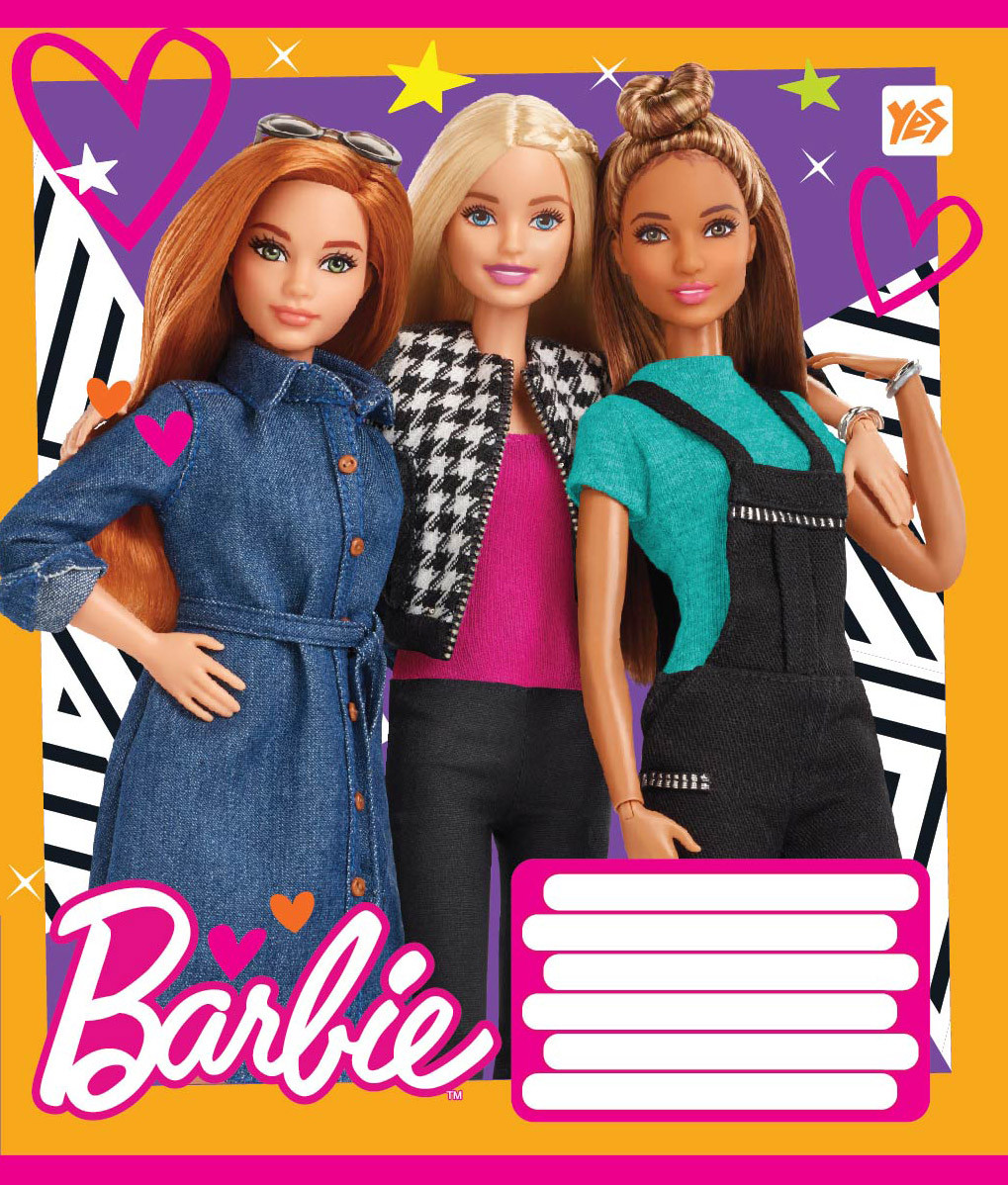 А5/12 лін. YES Barbie Dolls, зошит учнів.