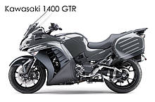 Kawasaki 1400GTR - Установка светодиодных Bi-LED линз в фары 