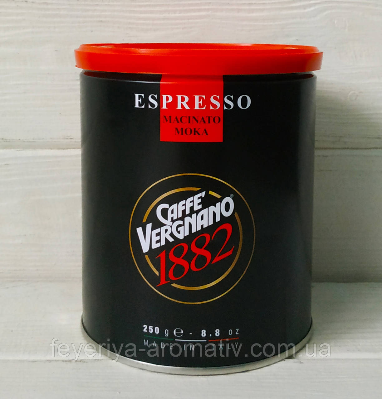 Кава мелена Caffe Vergnano 1882 espresso macinato moka ж/б 250г (Італія)