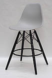 Барний стілець Nik BK Eames, світло-сірий, фото 2