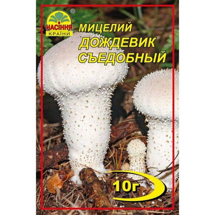 Міцелій гриба Дощовик їстівний , 10 гр, фото 2