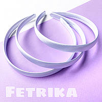 Обруч пластмасовий БІЛИЙ обтягнутий атласом, 9 мм