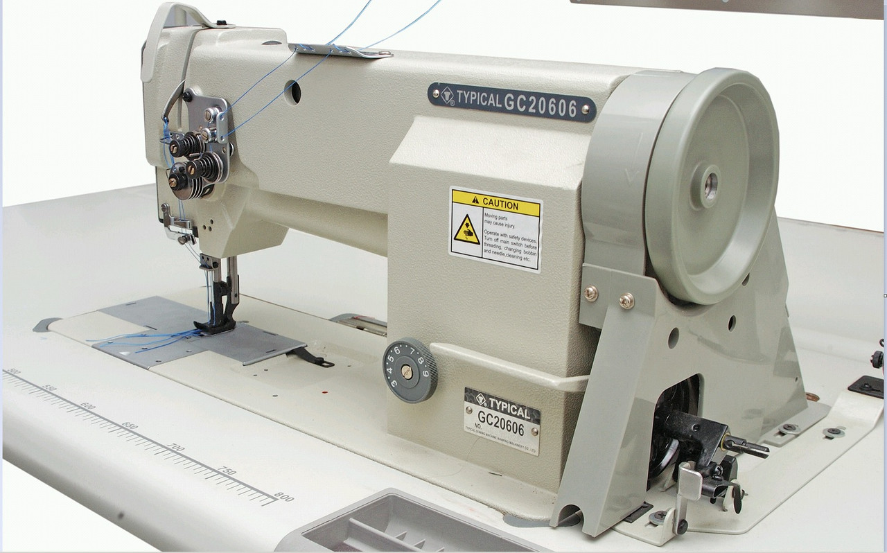 Промышленная швейная машина с тройным транспортом для тяжелых материалов и кожи Typical GC20606 - фото 1 - id-p1066041252