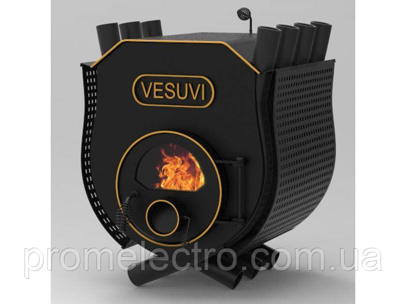 Піч булерьян з плитою Vesuvi Тип 03 + скло і захисний кожух
