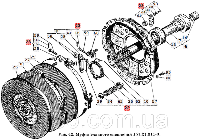 150.21.022 Кожух муфты сцепления СМД-60, корзина. НОВАЯ