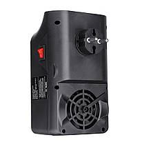 Портативний мініобігрівник імітація каміна з пультом Flame Heater 500 Вт Чорний 152668, фото 5