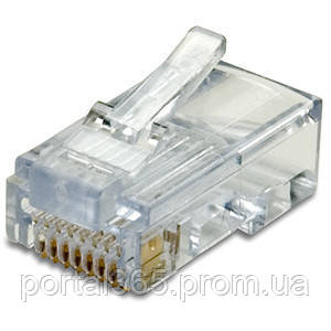 Конектор RJ45 прозорий