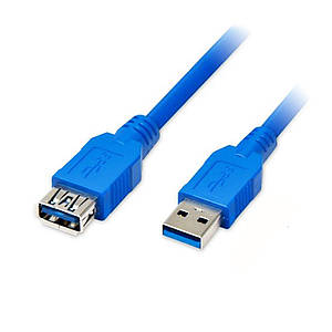 Подовжувач USB 3.0 кабель (AM/AF) AtCom Extention Cable 0.8м