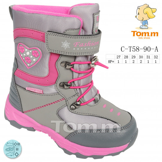 Термочеревики Tom M, зимові дитячі чоботи