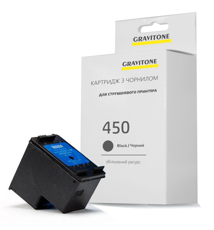 Картридж HP Deskjet 450 сумісний, струменевий, стандартний ресурс, аналог від Gravitone.