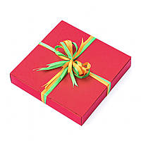Подарок корпоративный Шоколадные конфеты ручной работы *Красная коробка на 9шт.*