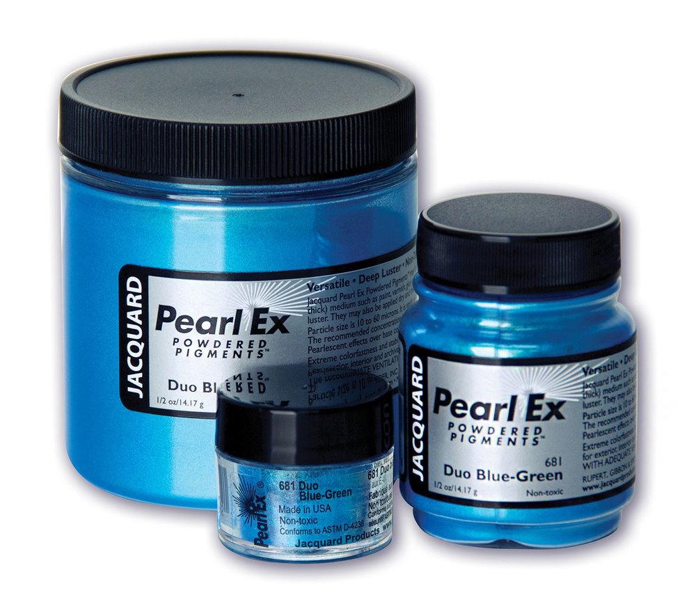 Високоякісні пігменти Перлекс Pearl Ex Перлекс (США), синій Туркоза 686, заводська уп.3 р