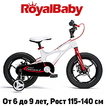 Дитячий двоколісний велосипед RoyalBaby SPACE SHUTTLE 18", OFFICIAL UA, білий