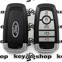 Оригинальный смарт ключ для Ford Fusion, Explorer, EDGE (Форд Фьюжн) 4+1 кноп, чип ID 49 (Hitag Pro), 902 MHz