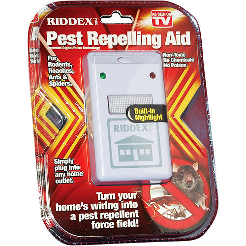 Ультразвуковий відлякувач RIDDEX Pest Repelling Aid гризунів, комарів 5517