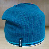 Молодіжна чоловіча шапка-біні Скателін (Skateline) TM LOMAN, колір ліловий, напівкулерт, розмір 56-58, фото 6