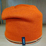 Молодіжна чоловіча шапка-біні Скателін (Skateline) TM LOMAN, колір ліловий, напівкулерт, розмір 56-58, фото 7
