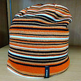 Молодіжна чоловіча шапка-біні Скателін (Skateline) TM LOMAN, колір ліловий, напівкулерт, розмір 56-58, фото 9