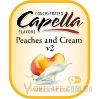Ароматизатор Capella Peaches and Cream v2 (Персики з кремом), фото 3