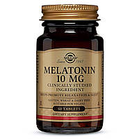 Мелатонін для поліпшення сну Solgar Melatonin 10 mg 60 tabs
