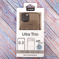 Чехол LikGus Ultrathin 0.3mm iPhone 11 Pro {5.8"} Black