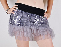 Спідниця Блиск із фатином (срібло), фото 1