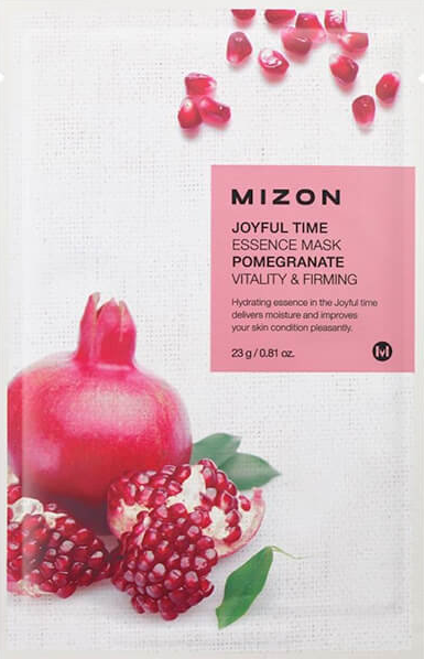 Зволожувальна тканинна маска для обличчя Mizon Joyful Time Essence Mask Гранат 25 мл