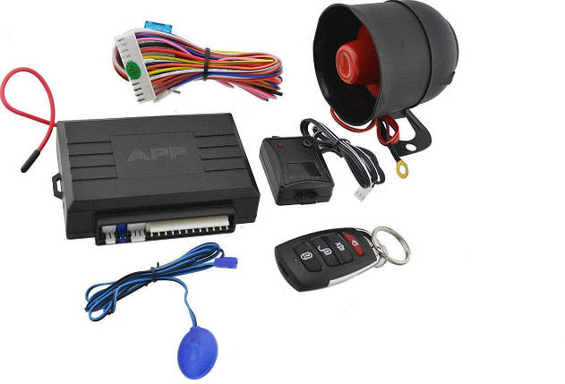 Автосигналізація Car Alarm 2 WAYKD 3000 APP5544 з сиреною, фото 1