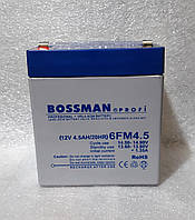 Аккумуляторы свинцово кислотные BOSSMAN profi 12v4.5a