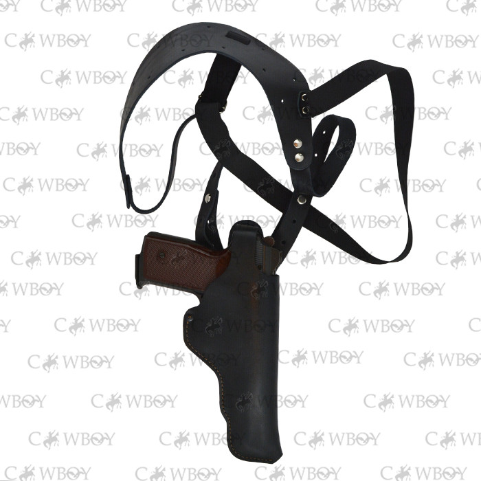 Кобура оперативна для АПС, шкіряна чорна